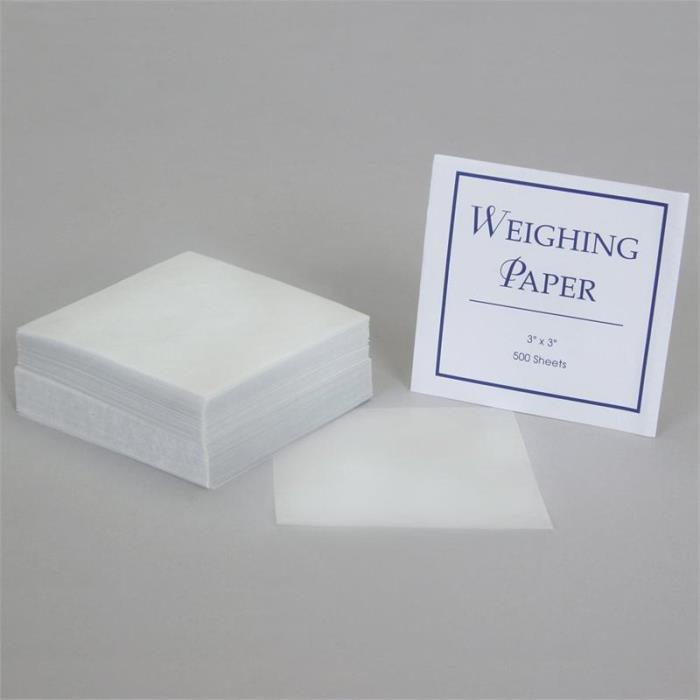 Glassine Weighing Paper, 4 x 4 (500pk)