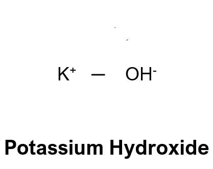potassium hydroxide structure